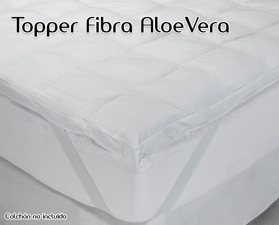 Topper de Fibra Aloe Vera TC38 de Classic Blanc