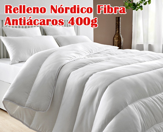 Relleno nórdico de Fibra Antiácaros 400gr RF15 de Pikolin Home