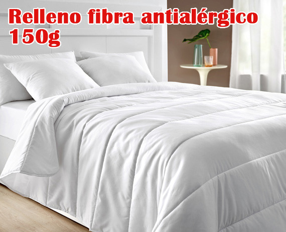 Relleno nórdico de fibra antialérgico 150g RF07 de Pikolin Home