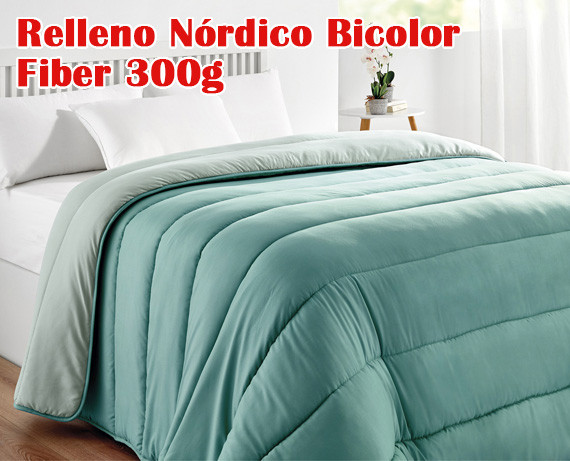 Relleno nórdico bicolor fiber 300g RF03 de Pikolin Home