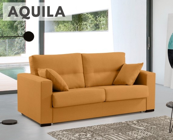 Sofá cama de apertura italiana de tela Aquila de HOME - La Tienda HOME