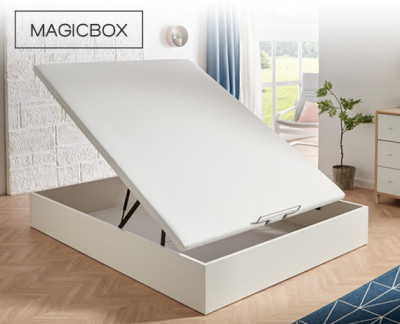 PIKOLIN, canapé abatible de almacenaje Color Blanco 135x200, Servicio de  Entrega Premium Incluido