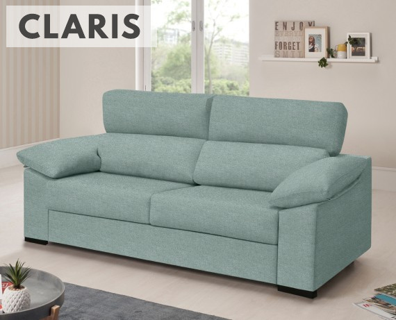 Sofá cama de tela Claris de HOME - La Tienda HOME