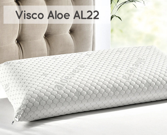 Almohada viscoelástica aloe vera Tamaños Almohadas 67 cm