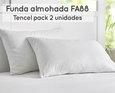 Conjunto de 2 Fundas de almohada Tencel FA68  de Pikolin Home