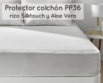 Protector de colchón antialérgico acolchado de microfibra 200x200 cm